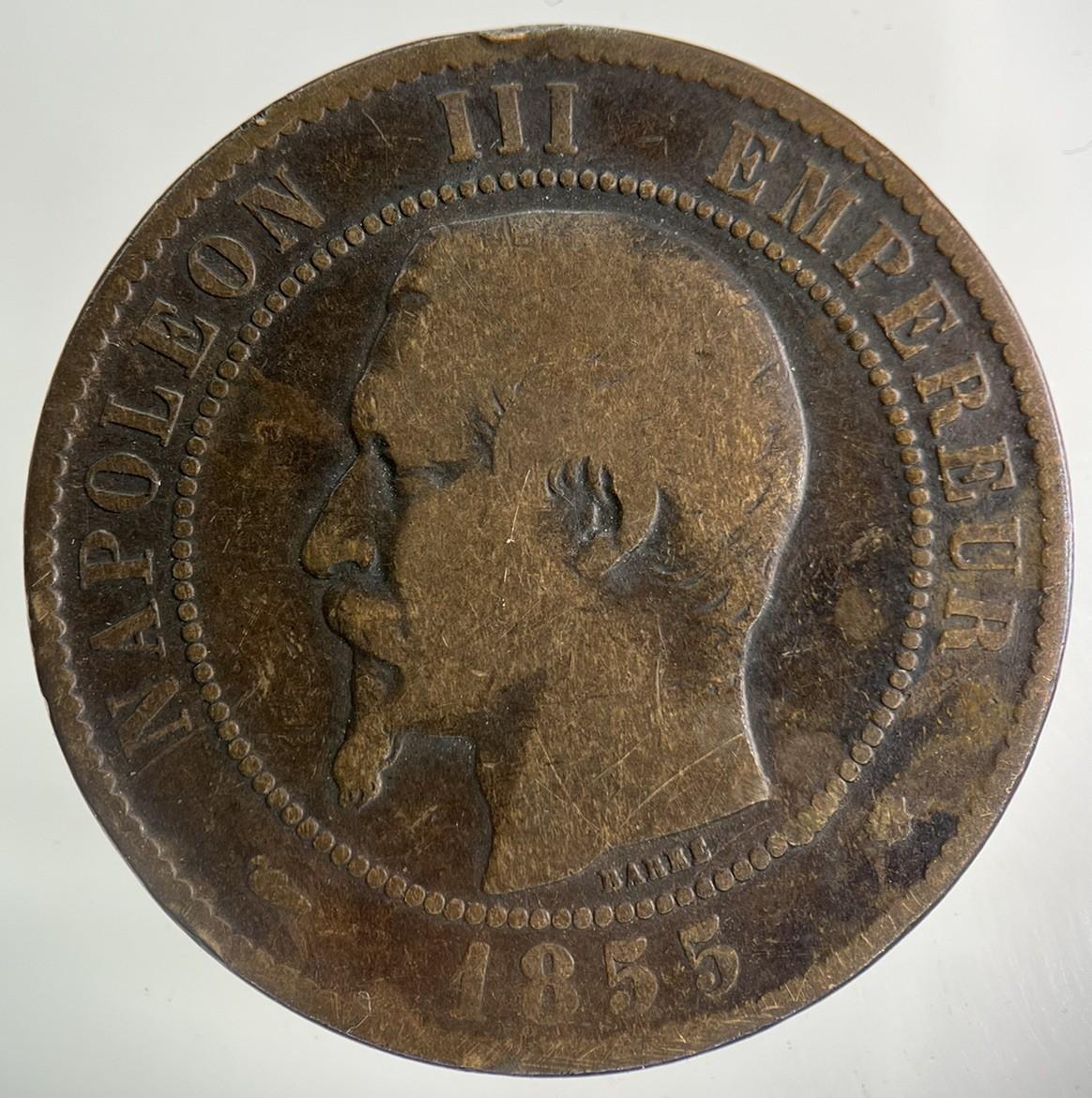 1855 France 10 Centimes Coin | Collectable Grade