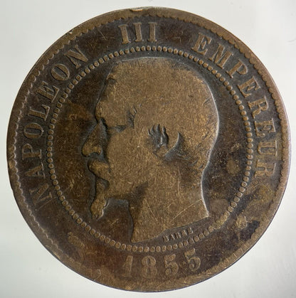 1855 France 10 Centimes Coin | Collectable Grade