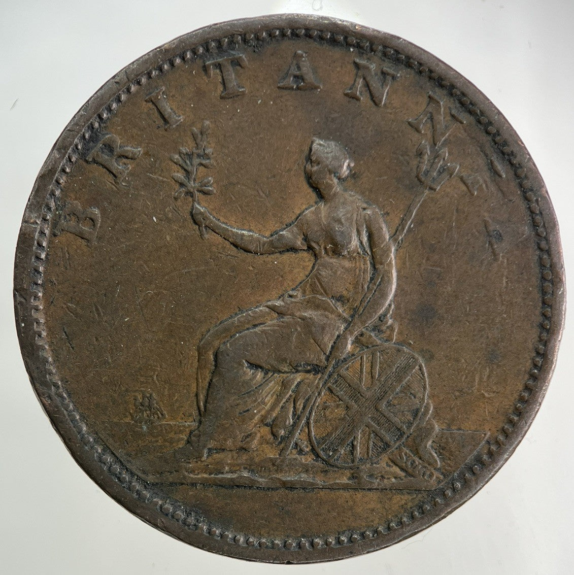 1806 George III 3rd Half-Penny Coin | Very High Grade