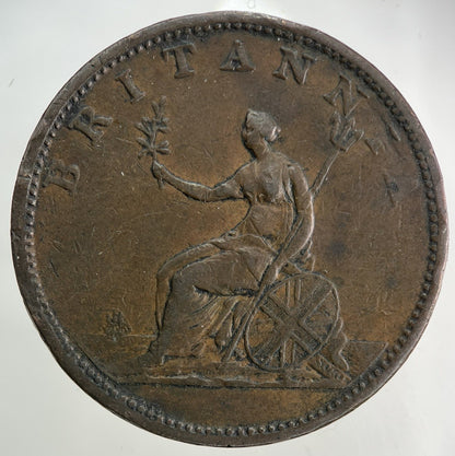 1806 George III 3rd Half-Penny Coin | Very High Grade