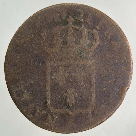1721 France 1/2 Half Sol Coin | Collectable Grade