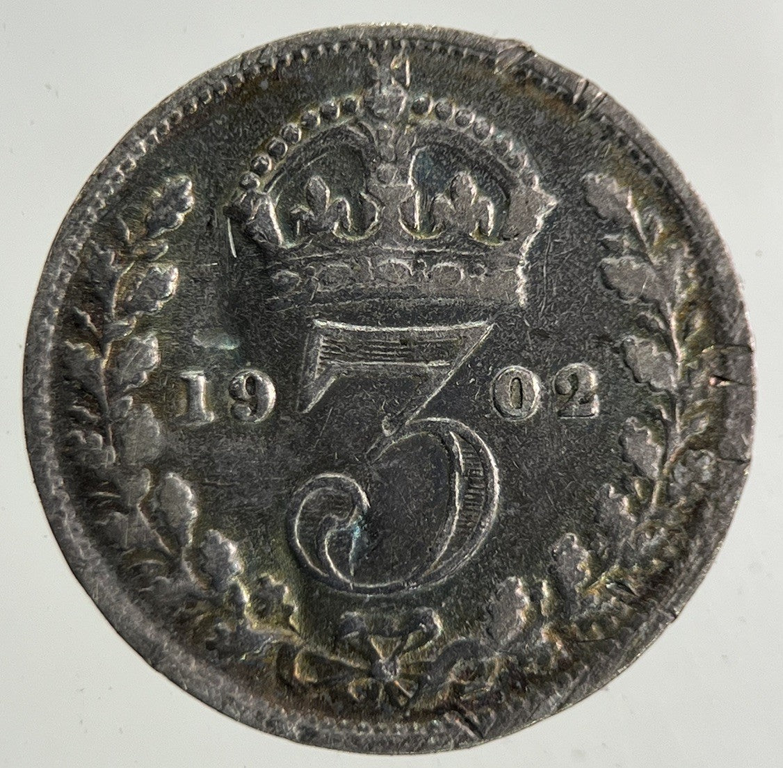 1902 Edward VII Threepence Silver Coin | Collectable Grade