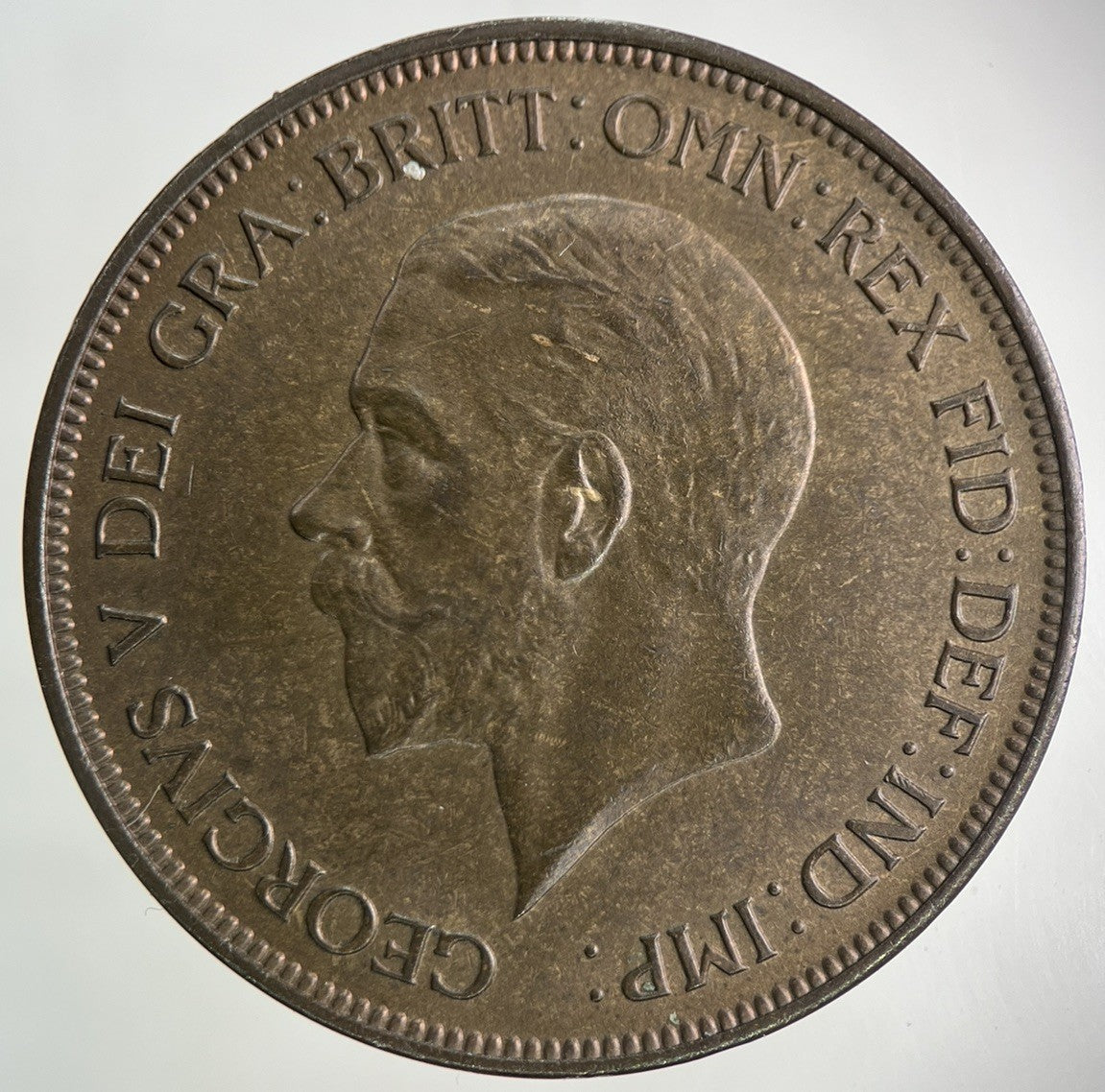 1935 George V One Penny Coin | Very Fine Grade
