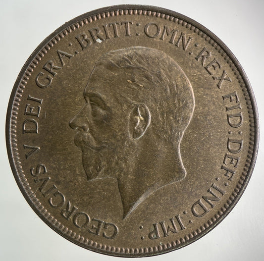 1935 George V One Penny Coin | Very Fine Grade