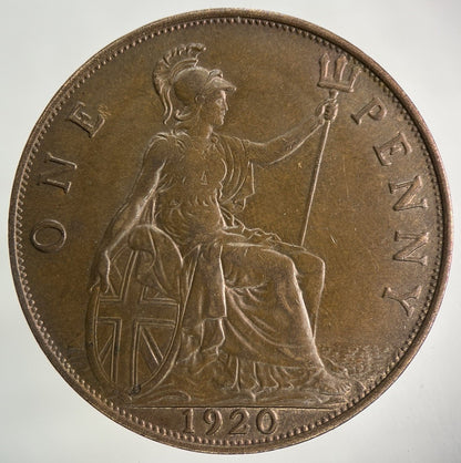 1920 George V One Penny Coin | Very High Grade