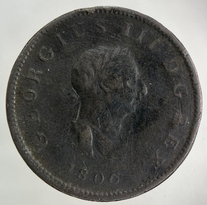 1806 George III 3rd Half-Penny Coin | Collectable Grade