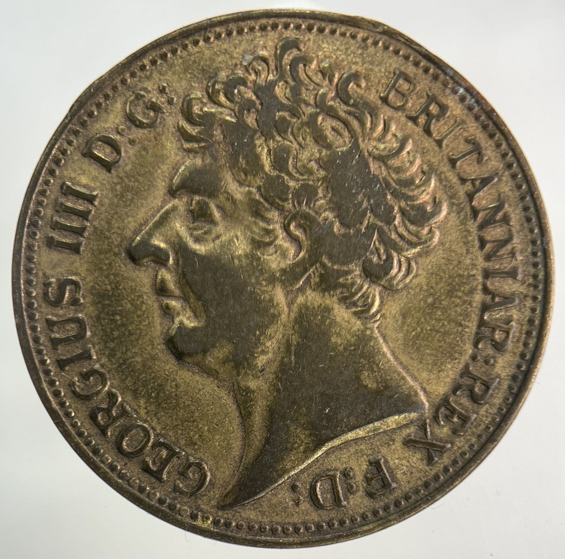 1823 George IV Medal Token Coin | Fine Collectable Grade