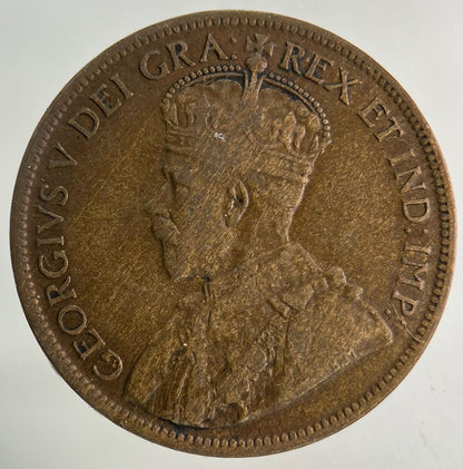 1919 Canada One Cent Coin | Fine Collectable Grade
