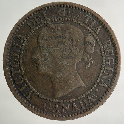 1859 Canada One Cent Coin | Fine Collectable Grade