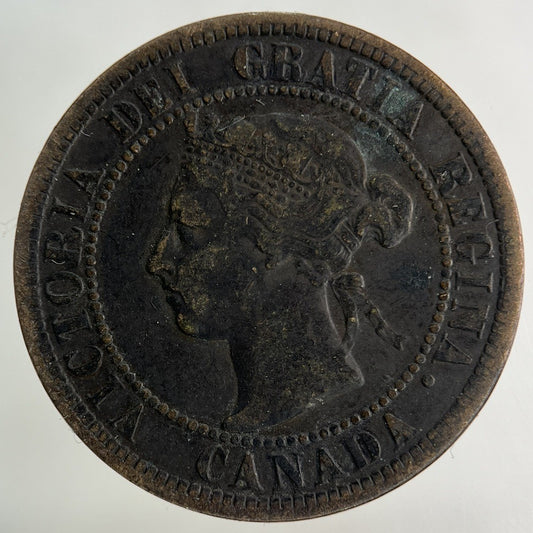 1900 Canada One Cent Coin | Fine Collectable Grade