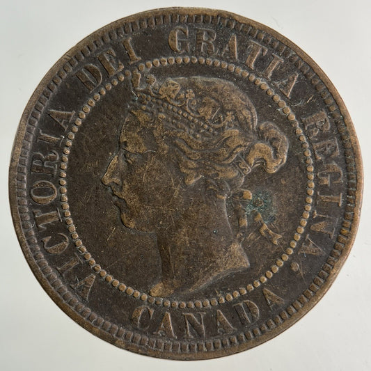 1900 Canada One Cent Coin | Fine Collectable Grade