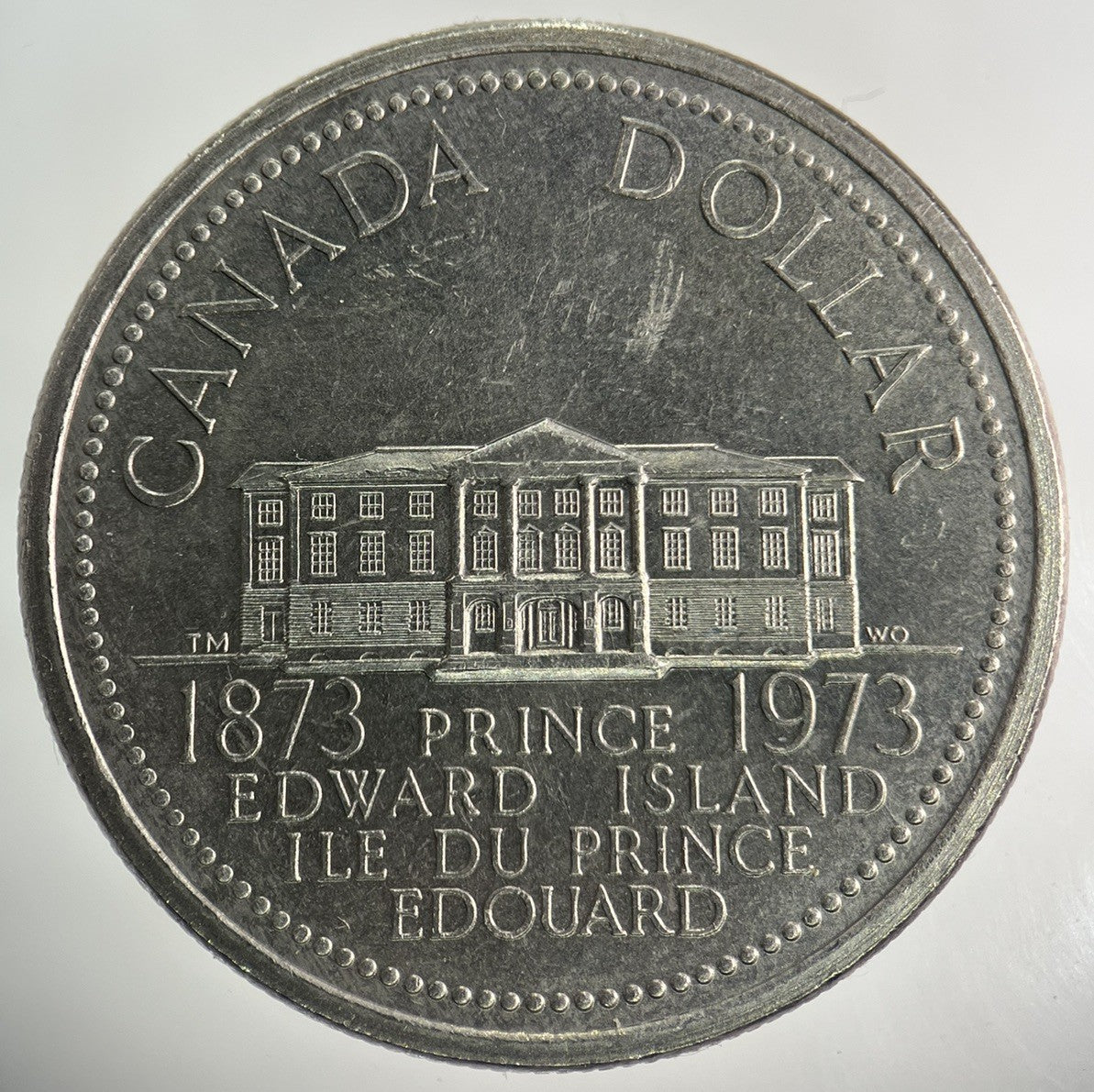 1973 Canada One Dollar Edward Island Coin | Very High Grade