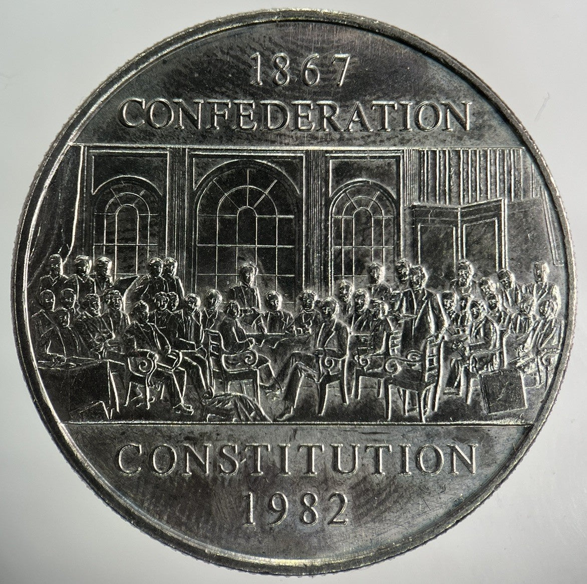 1982 Canada Confederation Constitution One Dollar Coin | Very High Grade