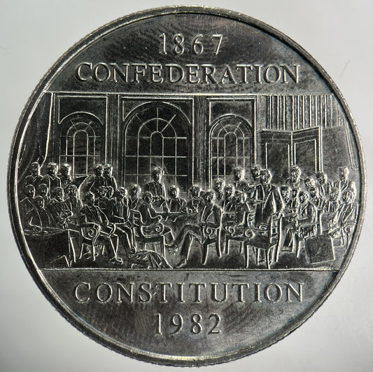 1982 Canada Confederation Constitution One Dollar Coin | Very High Grade