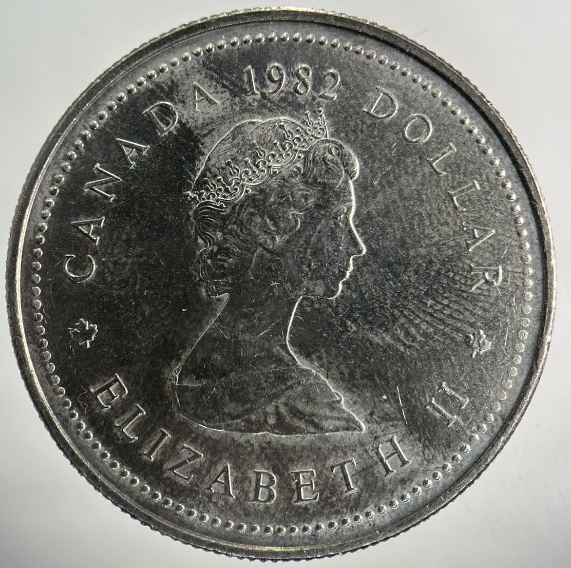 1982 Canada Confederation Constitution One Dollar Coin | Very High Grade