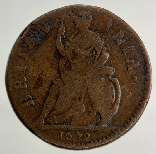 1672 Charles II 2nd Farthing Coin | Fine Collectable Grade
