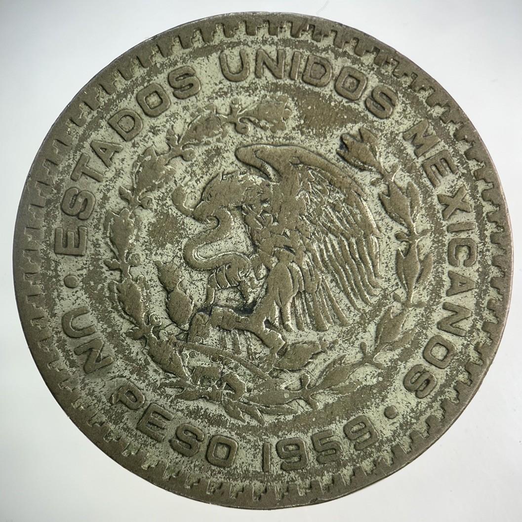 1959 Mexico Un 1 Peso Silver Coin | Collectable Grade