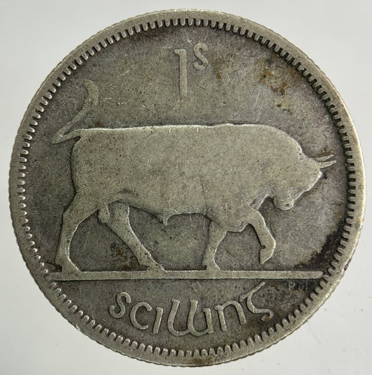 1928 Irish Shilling Silver Coin | Collectable Grade