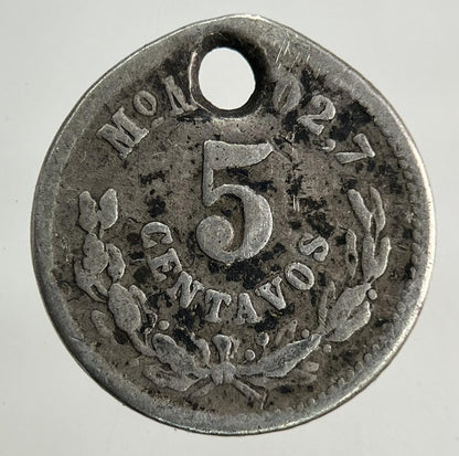 Mexico 5 Centavos Silver Coin | Collectable Grade