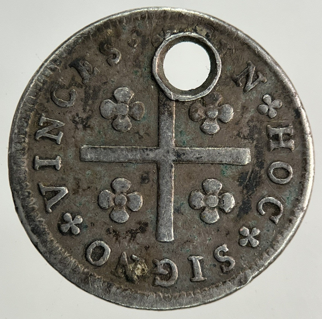 Portugal Queen Maria I 80 Reis Silver Coin | Fine Collectable Grade