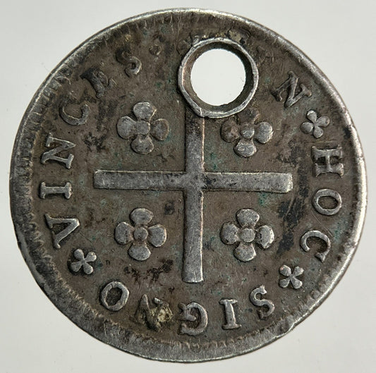 Portugal Queen Maria I 80 Reis Silver Coin | Fine Collectable Grade