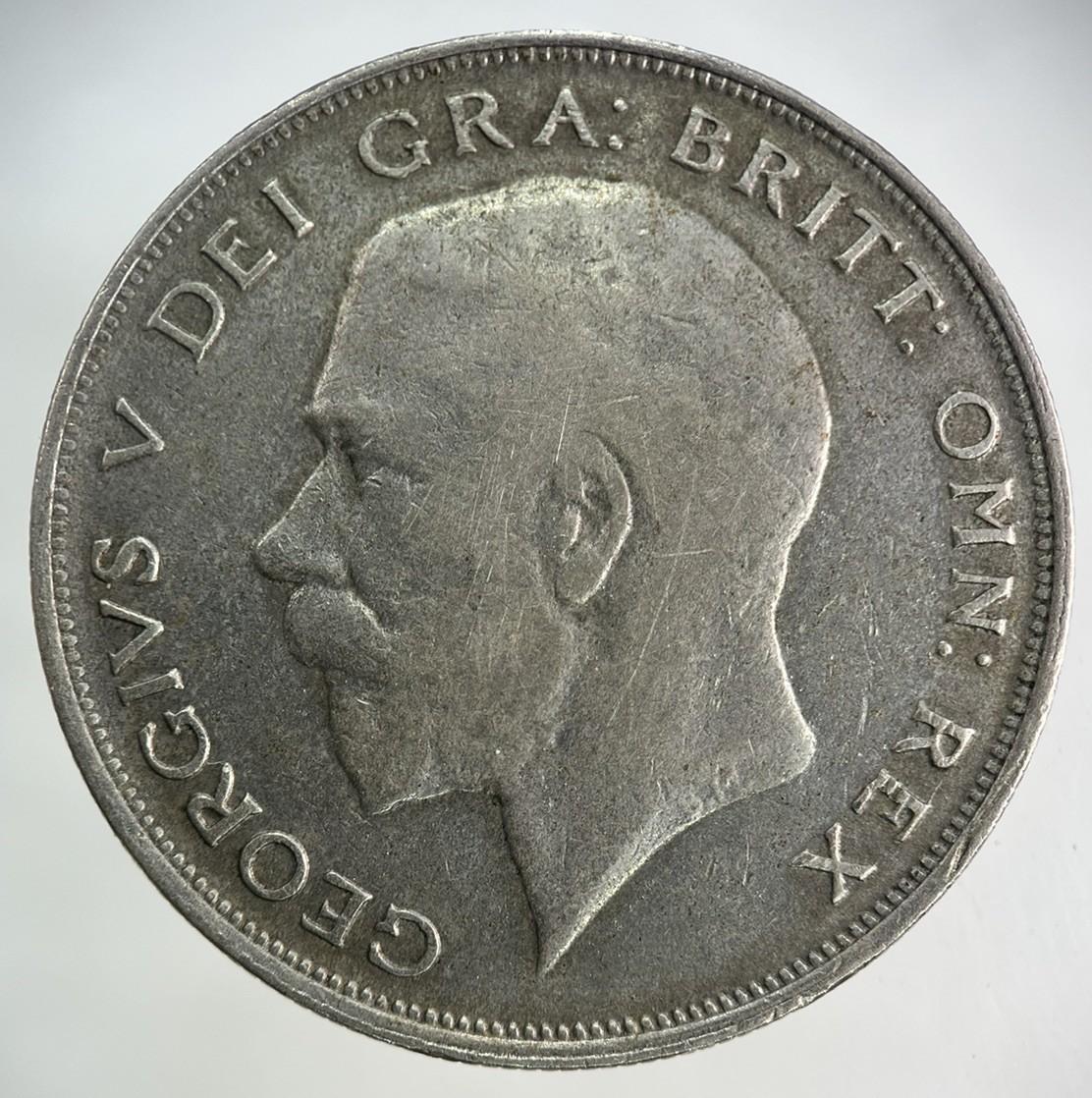 1920 George V Half-Crown Silver Coin | Fine Collectable Grade