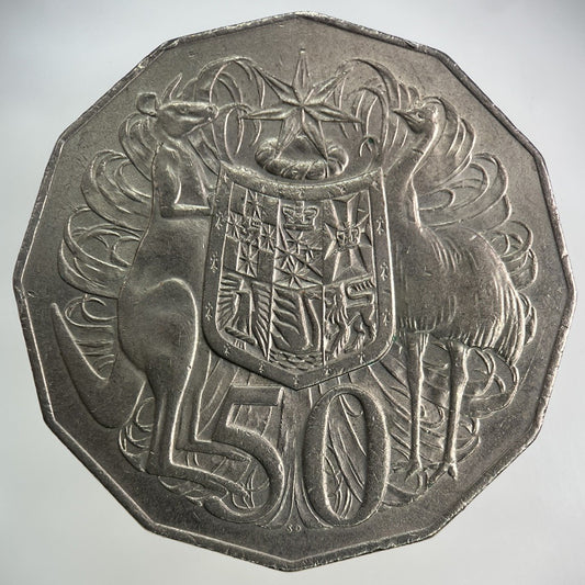 1975 Australia 50 Cents Coin | Very High Grade