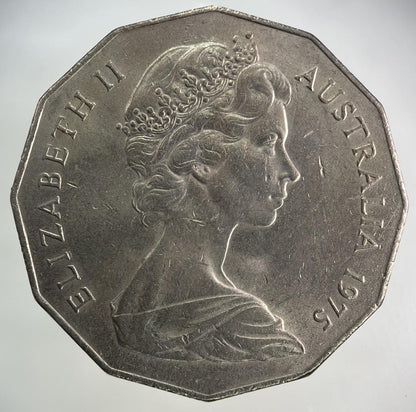 1975 Australia 50 Cents Coin | Very High Grade