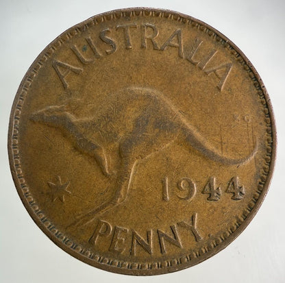 1944 Australia One Penny Coin | Fine Collectable Grade
