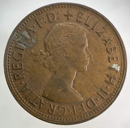 1958 Australia One Penny Coin | Fine Collectable Grade