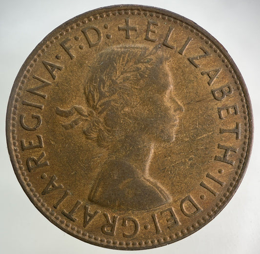 1960 Australia One Penny Coin | Fine Collectable Grade