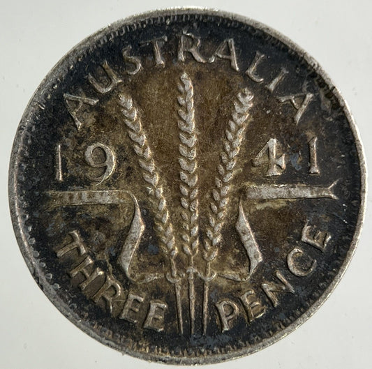 1941 Australia Threepence Silver Coin | Fine Collectable Grade