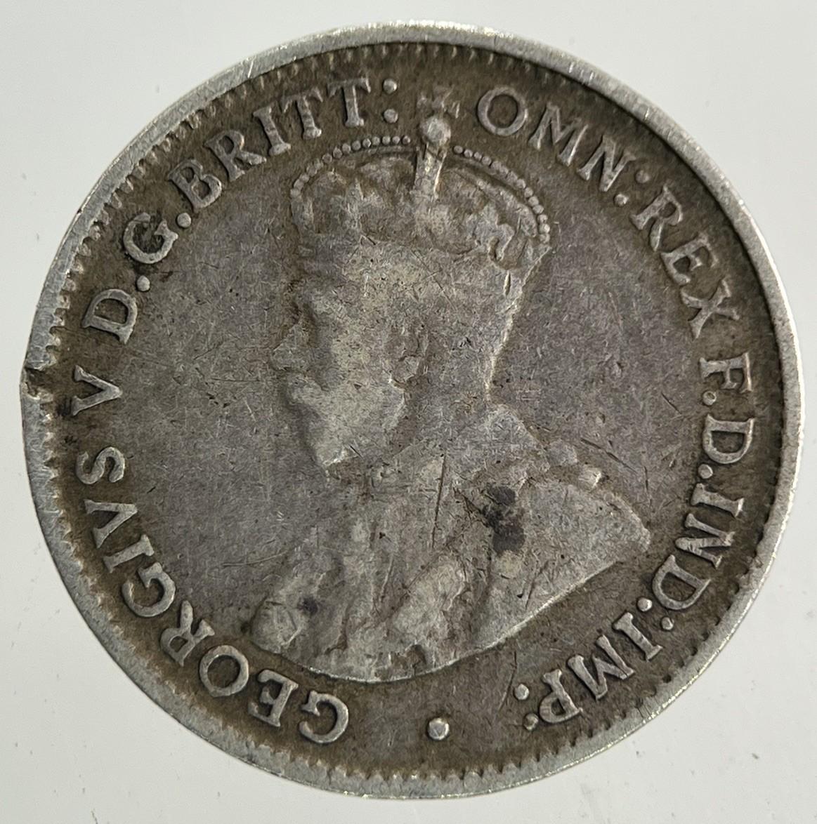 1921-M Australia Threepence Silver Coin | Fine Collectable Grade