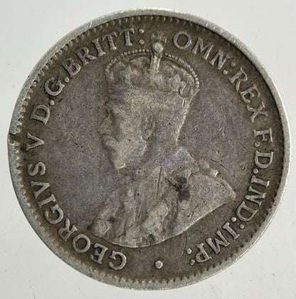 1921-M Australia Threepence Silver Coin | Fine Collectable Grade