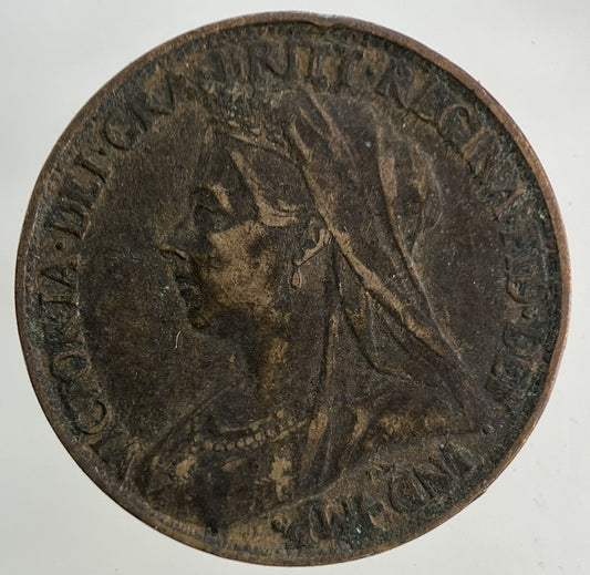 1900 Victoria Farthing Coin | Fine Collectable Grade
