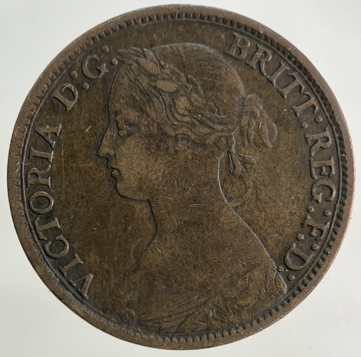 1865 Victoria Farthing Coin | Fine Collectable Grade