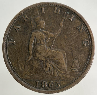 1865 Victoria Farthing Coin | Fine Collectable Grade