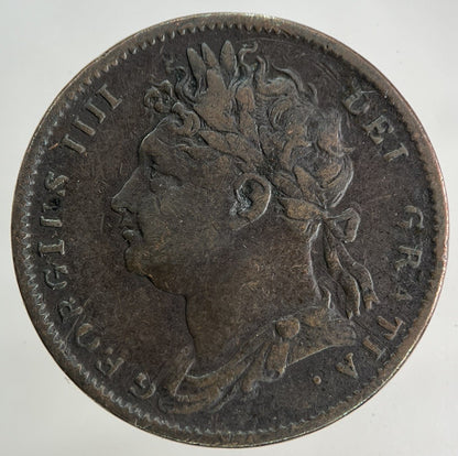 1822 George IV Farthing Coin | Fine Collectable Grade