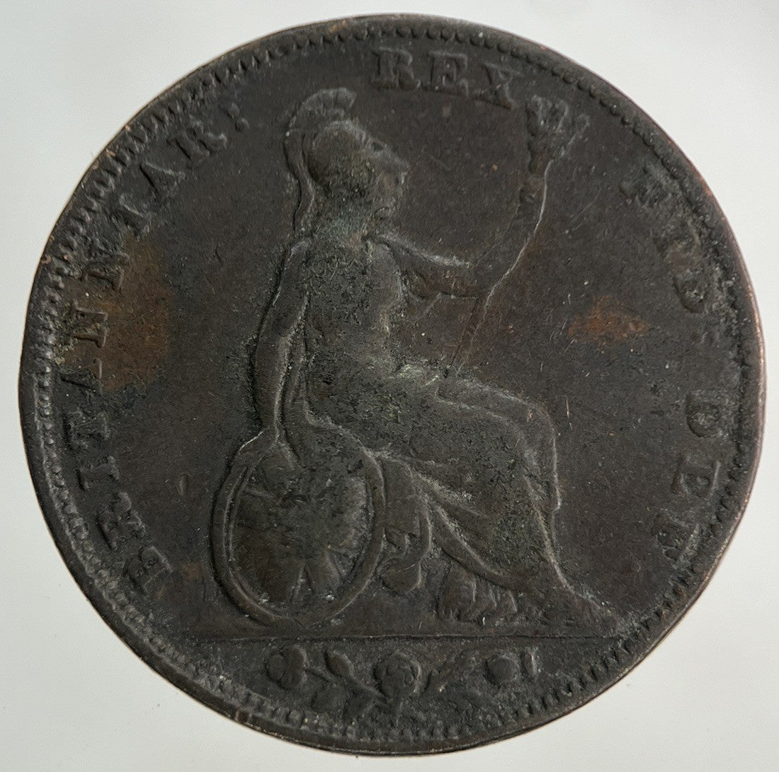 1834 William IV Farthing Coin | Collectable Grade