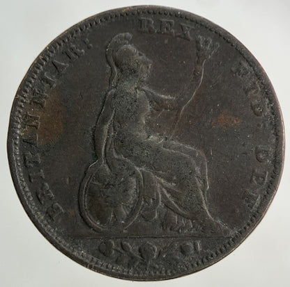 1834 William IV Farthing Coin | Collectable Grade