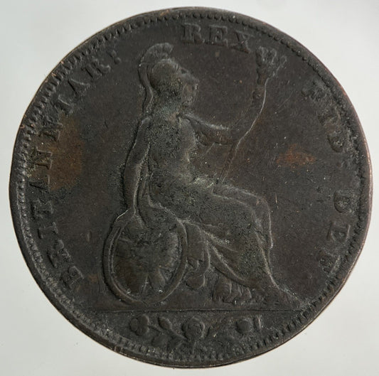1834 William IV Farthing Coin | Collectable Grade