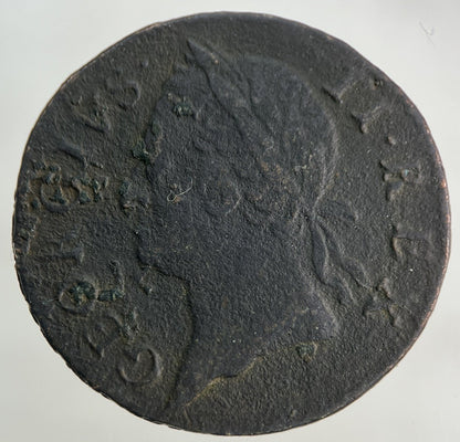 1760 Irish Farthing Coin | Fine Collectable Grade