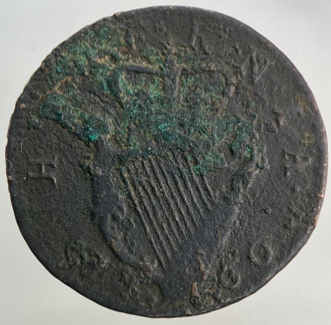 1760 Irish Farthing Coin | Fine Collectable Grade