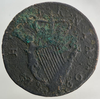 1760 Irish Farthing Coin | Fine Collectable Grade