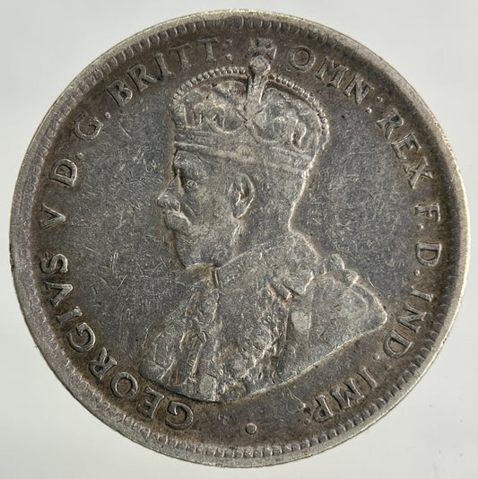1917-M Australia Shilling Silver Coin | Fine Collectable Grade