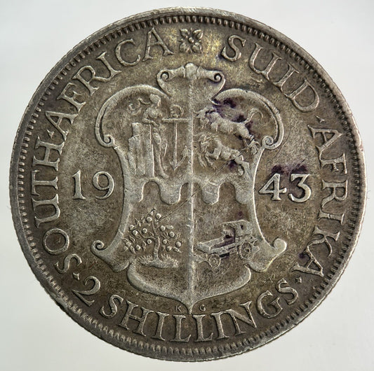 1943 South Africa Florin Silver Coin | Fine Collectable Grade