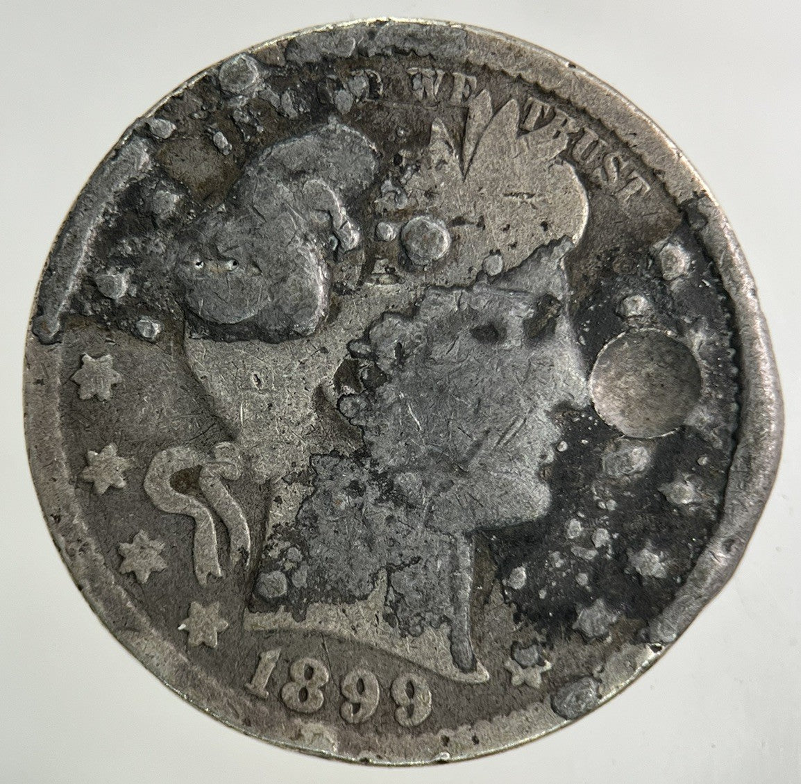 1899 US USA Quarter Dollar Silver Coin | Collectable Grade
