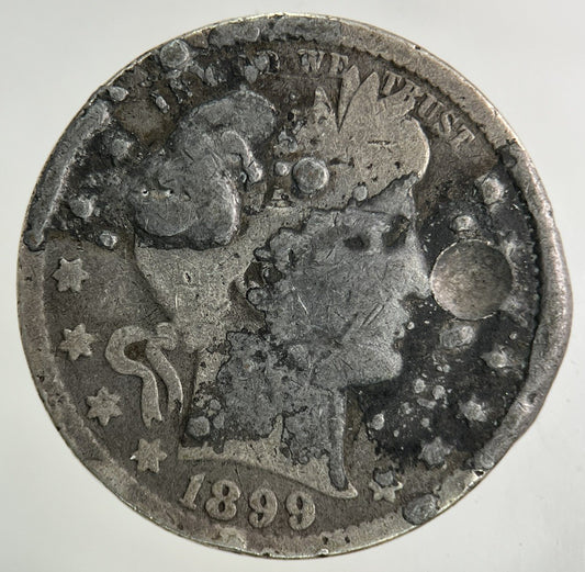 1899 US USA Quarter Dollar Silver Coin | Collectable Grade