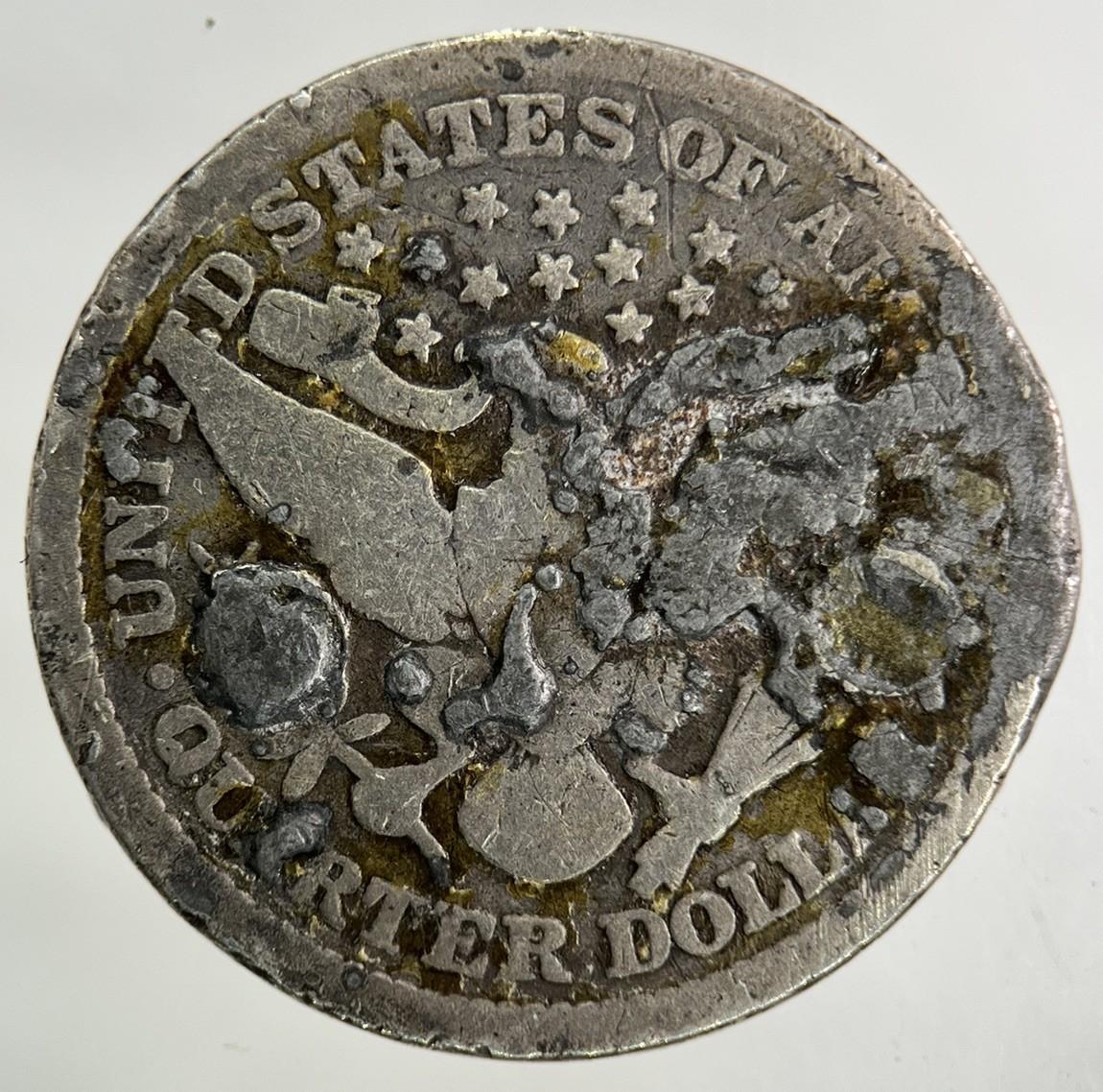 1899 US USA Quarter Dollar Silver Coin | Collectable Grade