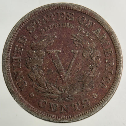 1893 US USA Nickel 5 V Cents Coin | Collectable Grade